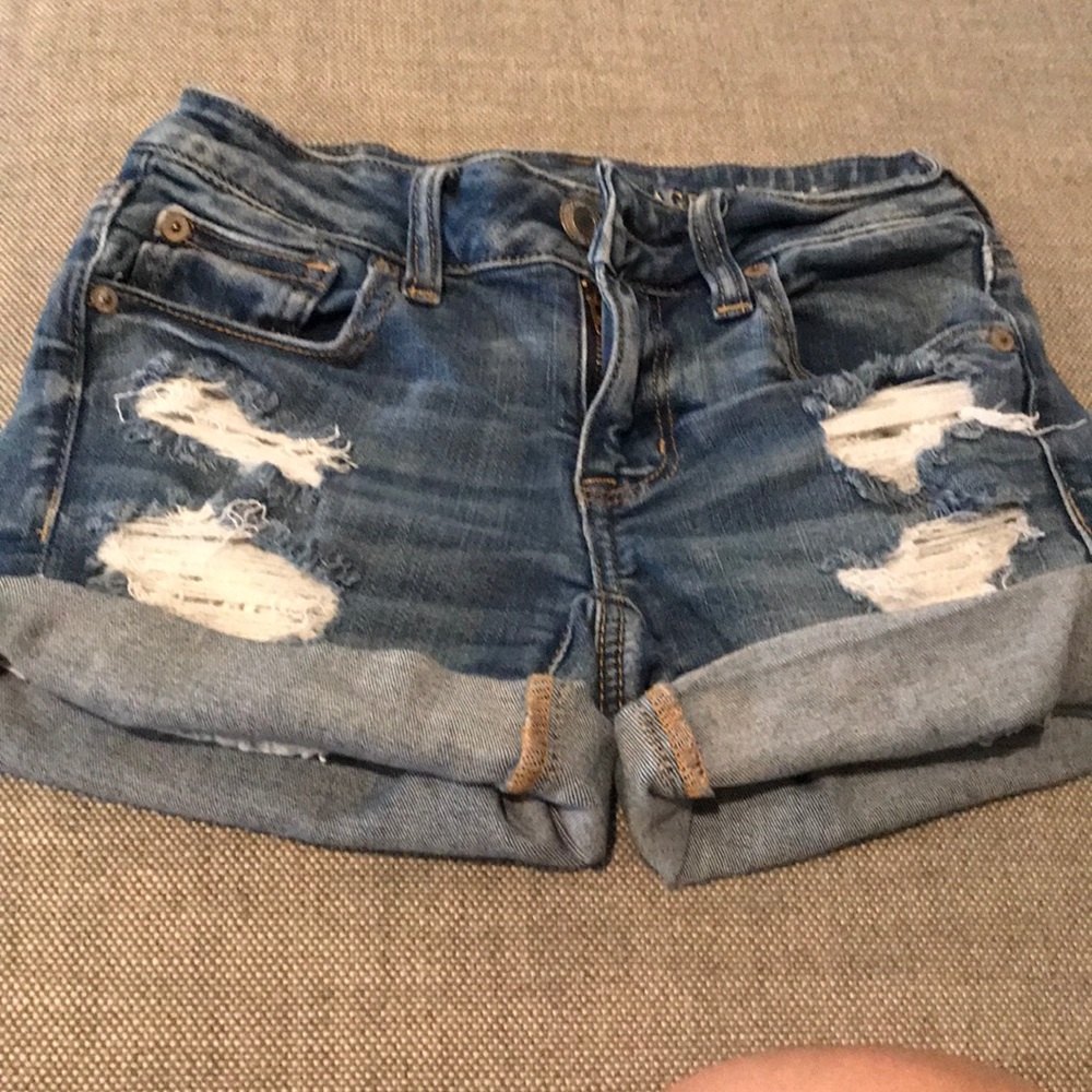 American Eagle denim next level stretch shorts
